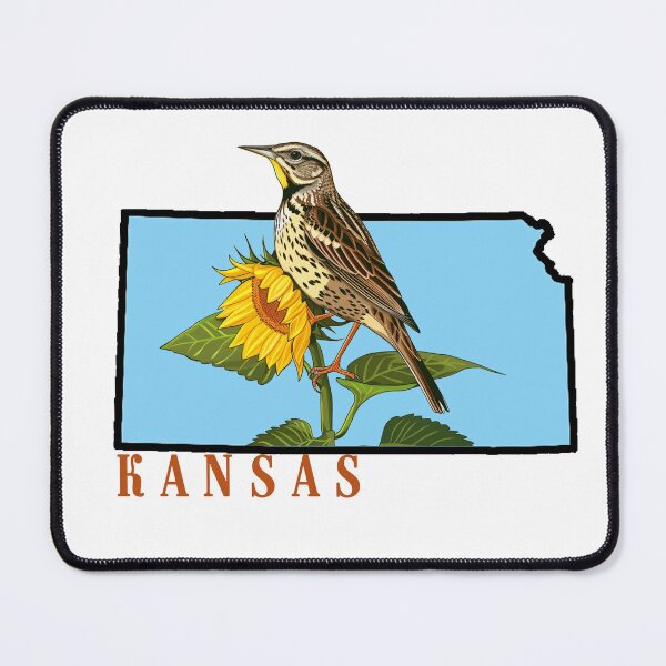 Item preview, Kansas State Bird and Flower designed and sold by adventurehaven.
