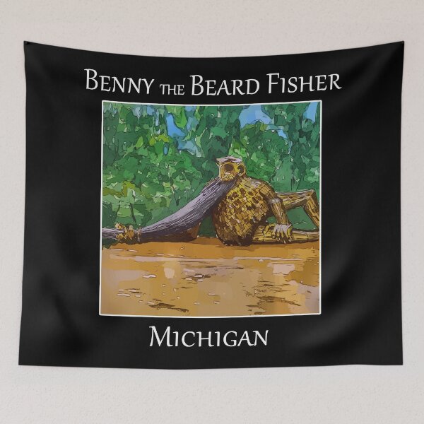 Aperçu de l'œuvre Benny le pêcheur barbu créée et vendue par welshdesigns.