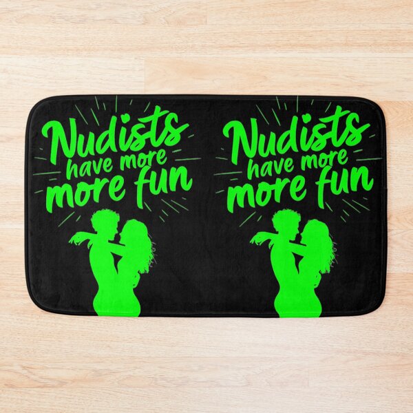 Item preview, Nudists Have More Fun - Unique Eye Catching - Green designed and sold by JLEmporium.