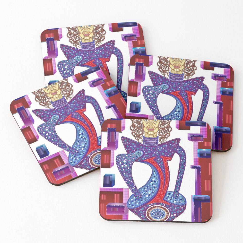 Item preview, Coasters (Set of 4) designed and sold by Digital-Defects.