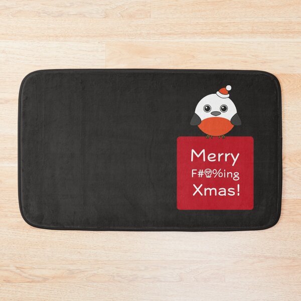 Item preview, Merry F***ing Xmas! and a bird  designed and sold by D-Vogt-Grafik.