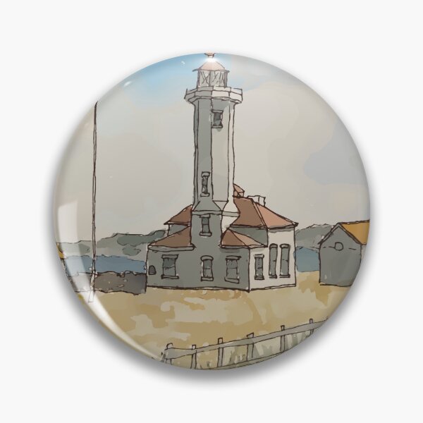 Item preview, Fort Worden Lighthouse in Port Townsend Washington designed and sold by welshdesigns.