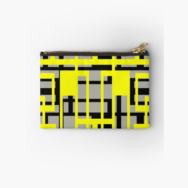 Item preview, Geometric Shapes Pattern Yellow Black Cut Out designed and sold by taiche.
