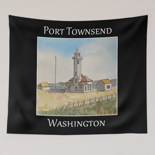 Item preview, Fort Worden Lighthouse in Port Townsend Washington designed and sold by welshdesigns.