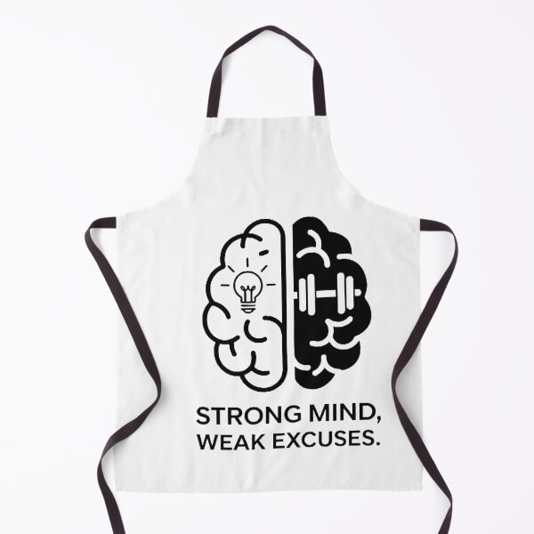 Item preview, Motivational Graphic: Strong Mind, Weak Excuses designed and sold by StyleSwitch.