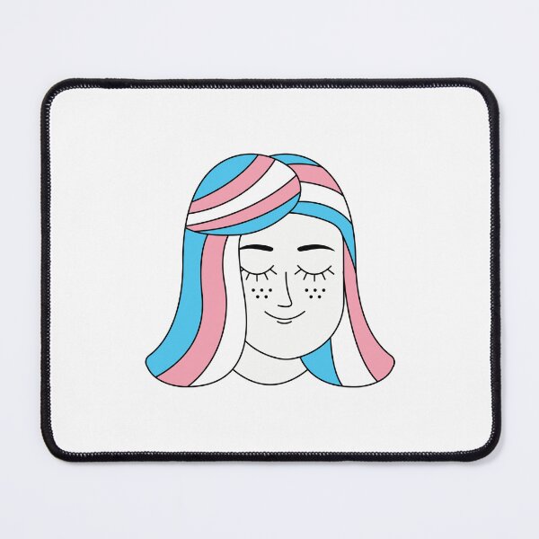 Item preview, LGBTQ Pride Transgender Flag Character designed and sold by Rotemika.