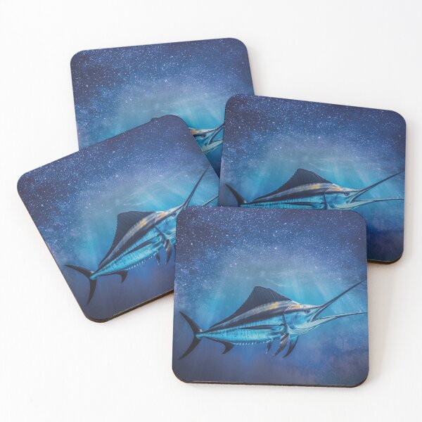 Item preview, large swordfish in the ocean designed and sold by Mauswohn.