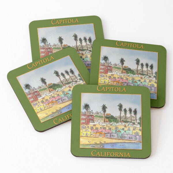 Item preview, Cute little houses in Capitola California designed and sold by welshdesigns.