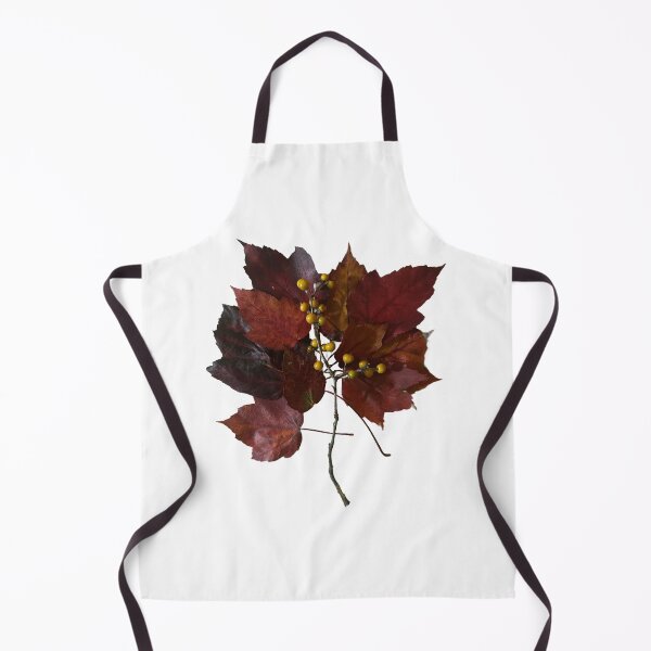 Item preview, Red fall leaves and yellow berries  designed and sold by Lauracolleen3.