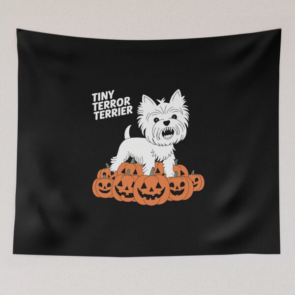 Item preview, Funny Halloween Terrier Design: Tiny Terror Terrier designed and sold by Davideus.
