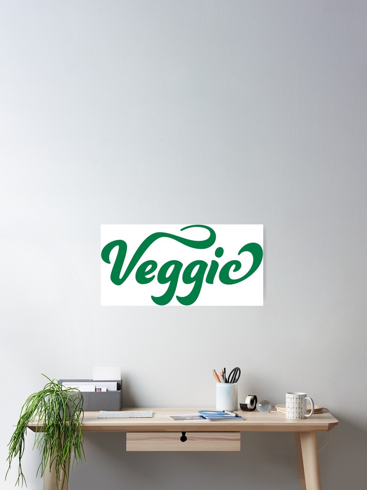 Imagen 2 de 3, Póster con la obra Veggie, diseñada y vendida por Vectorqueen.