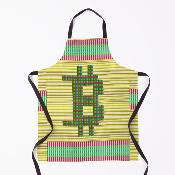 Item preview, Bitcoin logo art red green yellow golden designed and sold by ShamGlobal.