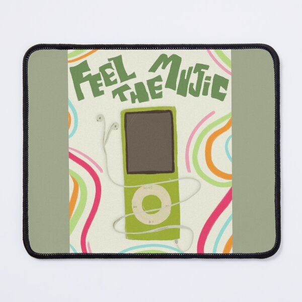 Item preview, ipod 2000s - 'feel the music' green nano designed and sold by Levi O.