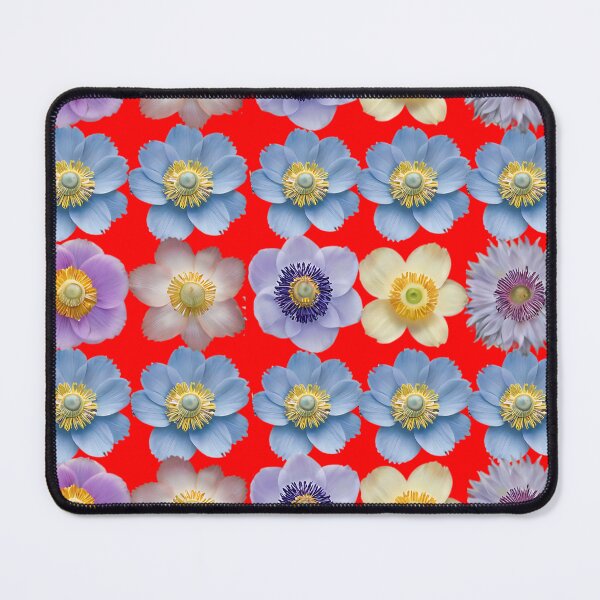 Item preview, A floral pattern of anemone flowers designed and sold by Tchoice.