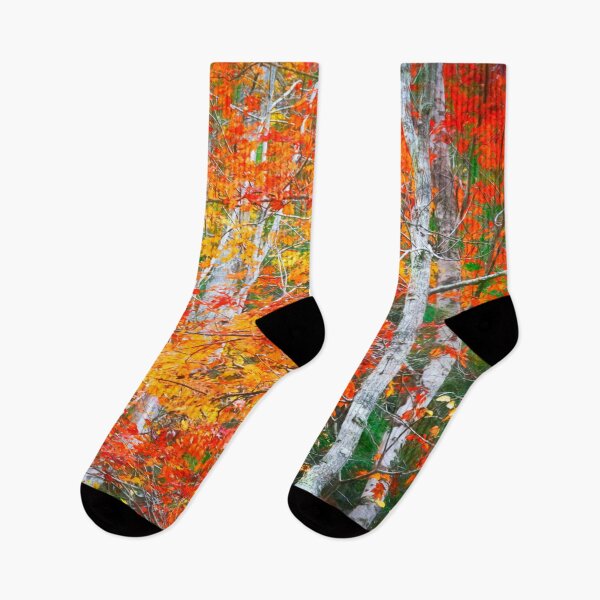 Item preview, Red Maple Leaves Fall Foliage Fall Colors Great Smoky Mountains X143 designed and sold by RichFrancoCars.