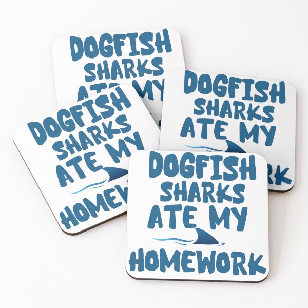 Item preview, dog fish sharks ate my homework designed and sold by SellingStuff91.