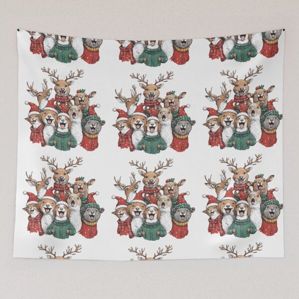 Item preview, Christmas Animal Choir designed and sold by IllustrifyArts.