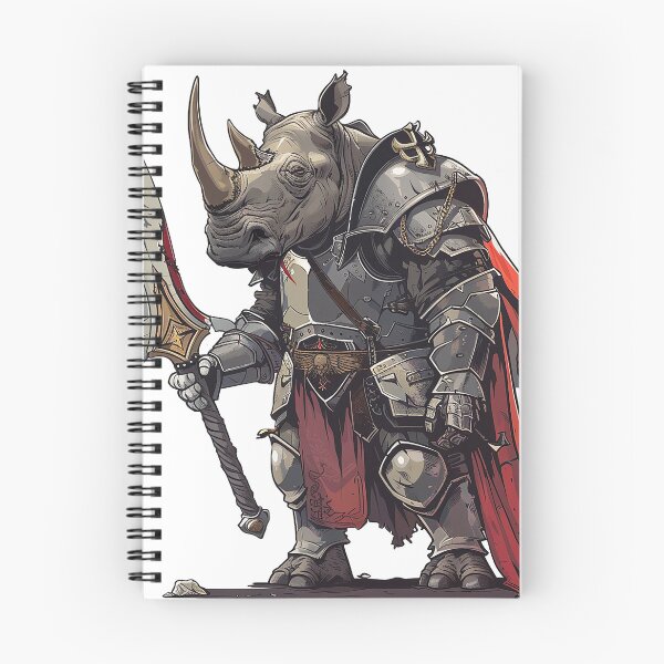 Aperçu de l'œuvre Paladin Rhinocéros créée et vendue par PyramidSchmear.