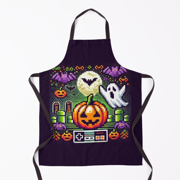 Item preview, Pixel haunt, neon colours halloween designed and sold by Meandmyshop.