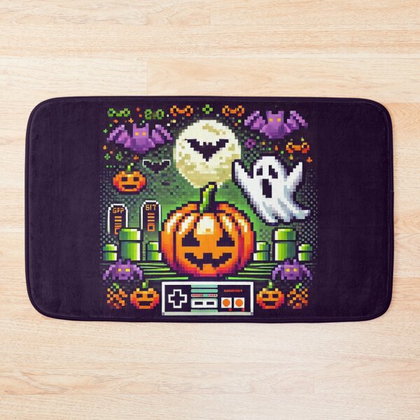 Item preview, Pixel haunt, neon colours halloween designed and sold by Meandmyshop.