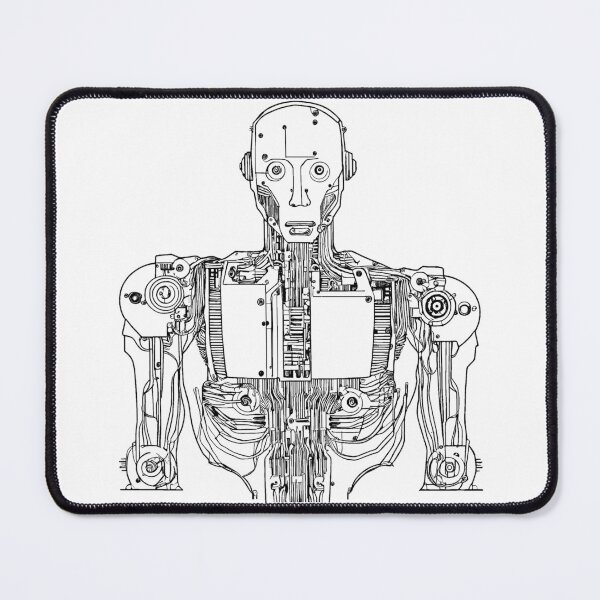 Item preview, Man-Made Machine Line Drawing designed and sold by GeoSketchWear.