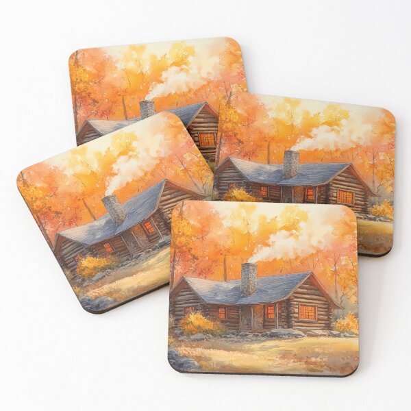 Item preview, Cozy Log Cabin designed and sold by DigiCre8.