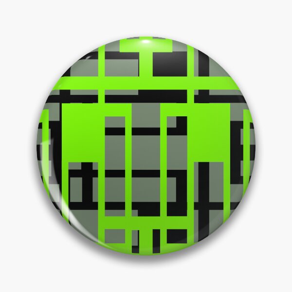 Item preview, Geometric Shapes Pattern Lime-Green Black Cut Out designed and sold by taiche.