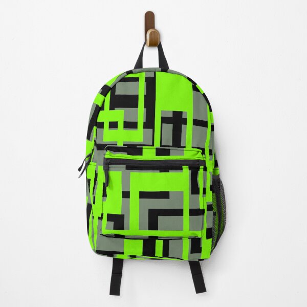 Item preview, Geometric Shapes Pattern Lime-Green Black Cut Out designed and sold by taiche.