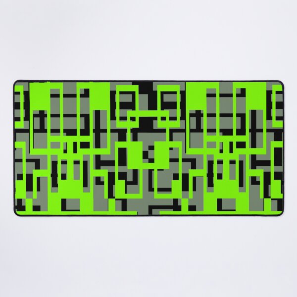 Item preview, Geometric Shapes Pattern Lime-Green Black Cut Out designed and sold by taiche.