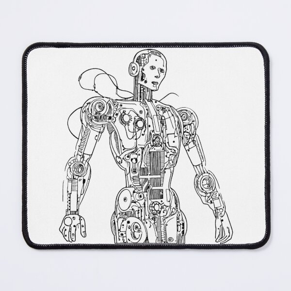 Item preview, Human-Made Machine Line Drawing designed and sold by GeoSketchWear.