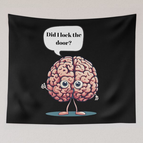 Item preview, Funny Anxiety Overthinking Design designed and sold by Creastore.