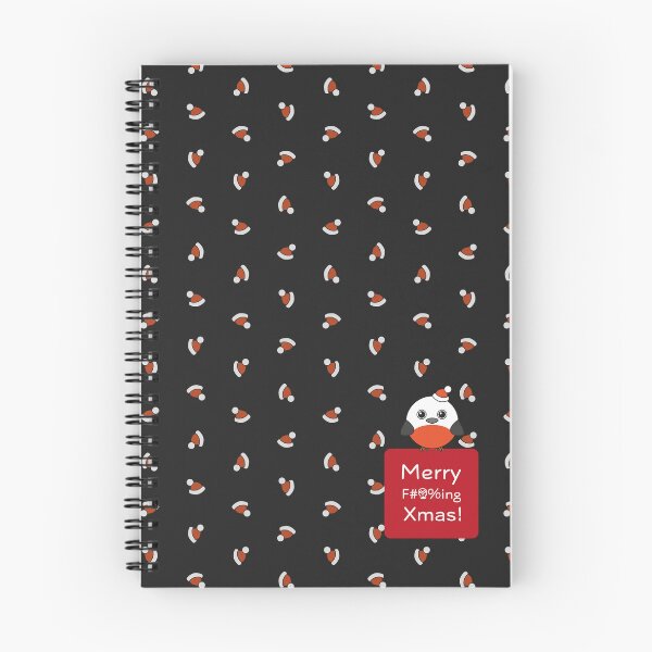 Item preview, Merry F***ing Xmas! and a bird (pattern) designed and sold by D-Vogt-Grafik.