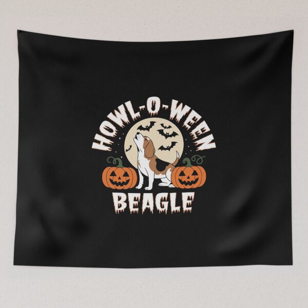 Item preview, Halloween Beagle Lovers Artwork: Howl-o-ween Beagle designed and sold by Davideus.