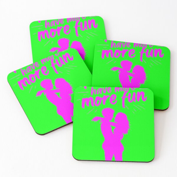 Item preview, Nudists Have More Fun - Unique Bright - Pink Green designed and sold by JLEmporium.