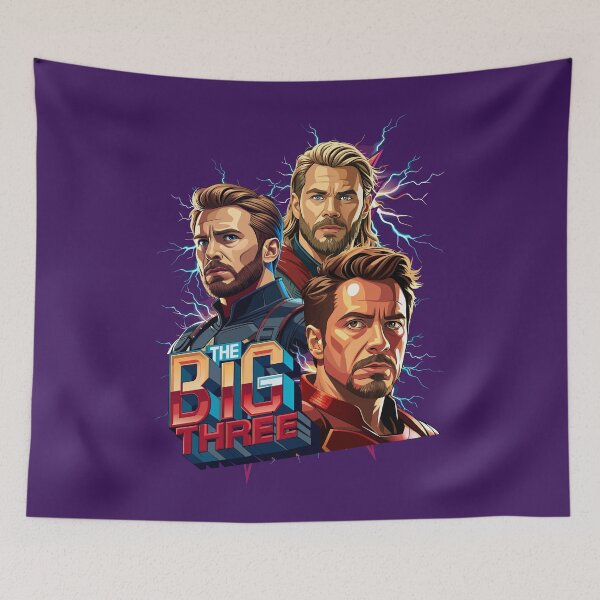 Item preview, The Big Three: Legends of the Mcuniverse designed and sold by sudhareditz.