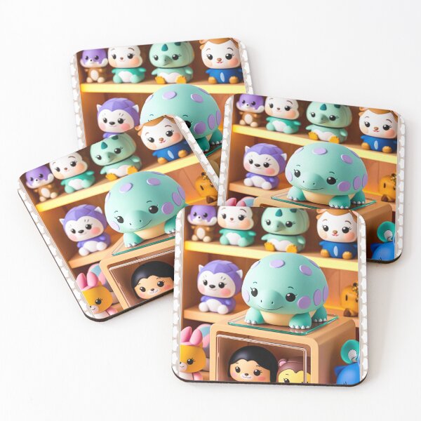 Aperçu de l'œuvre Stegaysaurus Tsum Tsum Collectible – Design de Dinosaure Pastel Mignon créée et vendue par MilicaT.