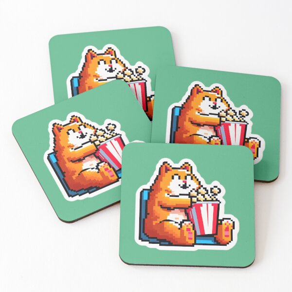 Item preview, Cat Eating Popcorn designed and sold by benotone123.