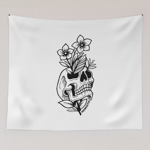 Item preview, Skull Flower: Eternal Beauty designed and sold by Moon---Cactus.