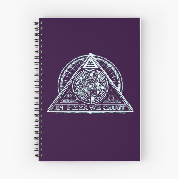 Item preview, In Pizza We Crust Themed Slice Style for Pizza Lovers Cheezy Illuminati Egyptian Stone Design designed and sold by Syrupulse.