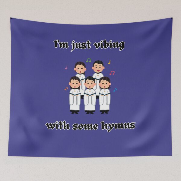 Item preview, I'm Just Vibing With Some Hymns designed and sold by WheresTheTShirt.