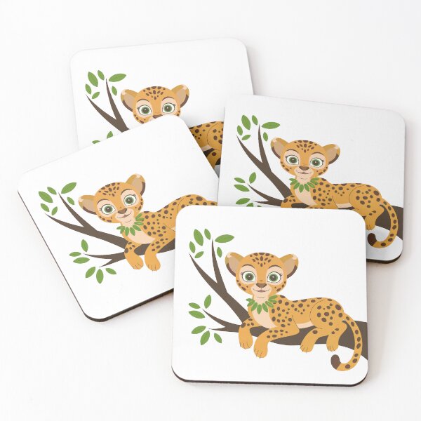 Item preview, Young Cheetah on a tree branch designed and sold by Sza1a.