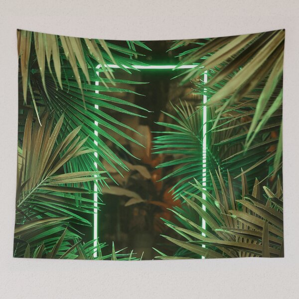 Item preview, Neon Oasis - Green Light designed and sold by Exodoi.