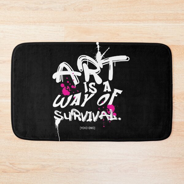Item preview, Art is a way of survival designed and sold by wortwerk-design.