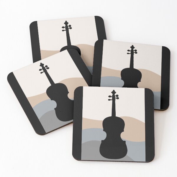 Item preview, Black violin illustration designed and sold by eviolni.