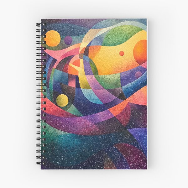 Item preview, Planets and stars represented as geometric shapes in an abstract modern pattern Design designed and sold by HEMRO.