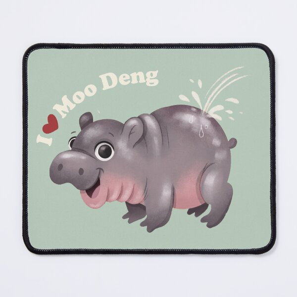 Item preview, moo deng | hippo moo deng designed and sold by thesocialcactus.