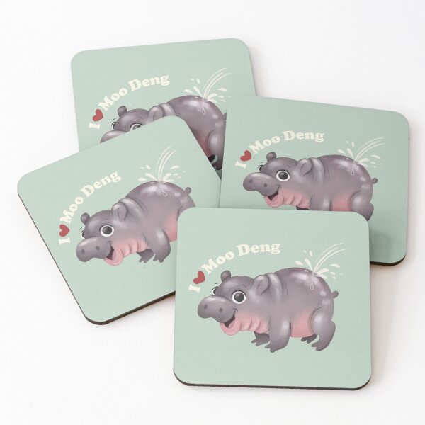 Item preview, moo deng | hippo moo deng designed and sold by thesocialcactus.