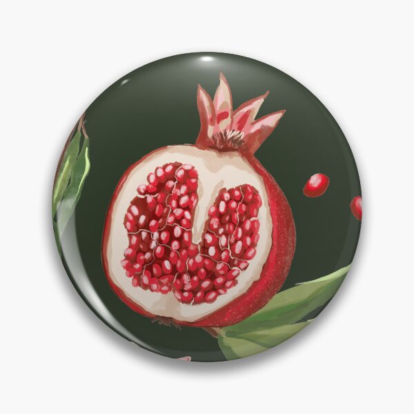 Item preview, Pomegranate Illustration for Good Luck and Abundance designed and sold by Pandositive.