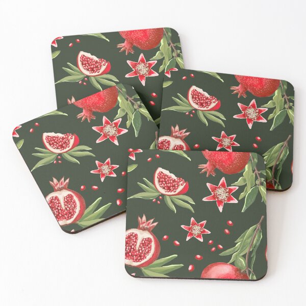 Item preview, Pomegranate Illustration for Good Luck and Abundance designed and sold by Pandositive.