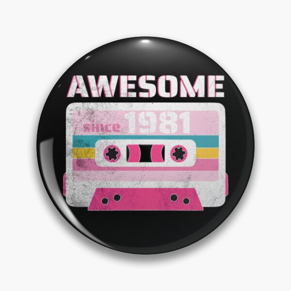 Item preview, Awesome Since 1981 Vintage Birthday Gift  designed and sold by Whisky1111.